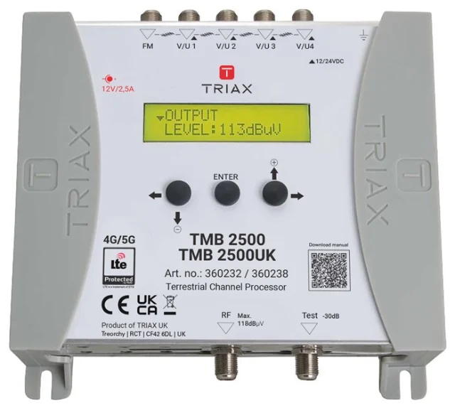 Programljivi kanalski procesor Triax TMB 2500