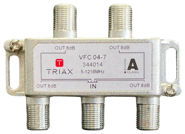 Razdelilnik Triax Platinum VFC 04-7, 5–1218 MHz